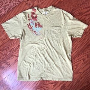 Old Navy Light Green Graphic Tee